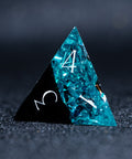 URWizards D&D Ice Glitter Resin Engraved Dice Set Fuck You Fuck Me Style - Urwizards