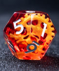 URWizards D&D Sharp Edge Gear Resin Dice Set - Urwizards