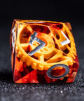URWizards D&D Sharp Edge Gear Resin Dice Set - Urwizards