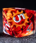URWizards D&D Sharp Edge Gear Resin Dice Set - Urwizards