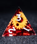 URWizards D&D Sharp Edge Gear Resin Dice Set - Urwizards