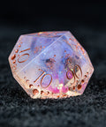 URWizards D&D Resin Fairy Engraved Dice Set Lunar Eclipse - Urwizards