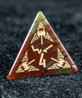URWizards D&D Indian Agate Engraved Dice Set Barbarian Style - Urwizards