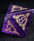 URWizards D&D Amethyst Engraved Dice Set Warlock Style - Urwizards