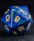 URWizards D&D Lapis Lazuli Gemstone Engraved Dice Set F*CK Style - Urwizards
