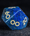 URWizards D&D Lapis Lazuli Gemstone Engraved Dice Set F*CK Style - Urwizards