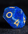 URWizards D&D Lapis Lazuli Gemstone Engraved Dice Set F*CK Style - Urwizards