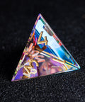 URWizards D&D Dichroic Prism Glass Engraved Dice Set Fuck you Fuck me - Urwizards