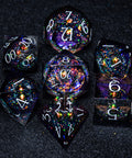 URWizards D&D Resin Engraved Dice Set The Galaxy - Urwizards
