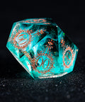 URWizards D&D Resin Eternally Forest Engraved Dice Set Warlock Style - Urwizards