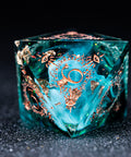 URWizards D&D Resin Eternally Forest Engraved Dice Set Warlock Style - Urwizards