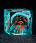 URWizards D&D Resin Eternally Forest Engraved Dice Set Warlock Style - Urwizards
