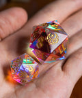 URWizards Dnd Engraved Giant 30mm D20 Engraved Moon & Star - Urwizards