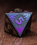 URWizards Obsidian Raised Plating Dice Set Paladin - Urwizards