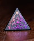 URWizards Obsidian Raised Plating Dice Set Paladin - Urwizards