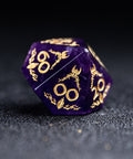 URWizards Amethyst Engraved Dice Set Paladin - Urwizards