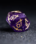 URWizards Amethyst Engraved Dice Set Paladin - Urwizards