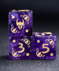 URWizards Amethyst Engraved Dice Set Paladin - Urwizards