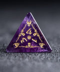 URWizards Amethyst Engraved Dice Set Paladin - Urwizards