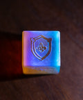 URWizards Dnd Dichroic Prism  Glass Raised Dice Set Royal Style - Urwizards