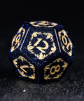 URWizards Blue Sandstone Engraved Dice Set Paladin - Urwizards