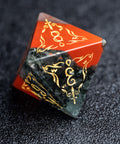 URWizards D&D Blood stone Engraved Dice Set Blood Hunter Style - Urwizards