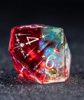 URWizards D&D Resin Toxic Engraved Dice Set Cleric Style - Urwizards