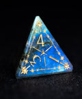 URWizards D&D Labradorite Engraved Dice Set Cleric Style - Urwizards