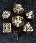 URWizards D&D Hollowed Metal Dice Set Viking - Urwizards