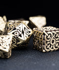 URWizards D&D Hollowed Metal Dice Set Viking - Urwizards