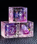 URWizards D&D Fairy Resin Engraved Dice Set Cleric Style - Urwizards