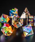 URWizards Dnd Dichroic Prism Glass Dice Set YEET & F*CK - Urwizards