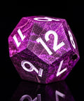 URWizards D&D Stabilized Wood Dice Set Purple - Urwizards