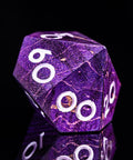 URWizards D&D Stabilized Wood Dice Set Purple - Urwizards
