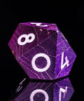 URWizards D&D Stabilized Wood Dice Set Purple - Urwizards