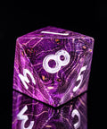 URWizards D&D Stabilized Wood Dice Set Purple - Urwizards