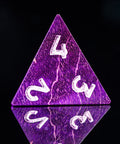 URWizards D&D Stabilized Wood Dice Set Purple - Urwizards