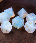 URWizards Dnd Opalite Engraved Dice Set YEET & F*CK - Urwizards