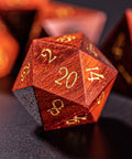 URWizards D&D Padauk Wood Dice Set - Urwizards