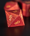 URWizards D&D Padauk Wood Dice Set - Urwizards