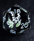 URWizards Inner-dice Handmade Sharp Edge Resin Dice Set -lilies of the valley- - Urwizards