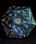 URWizards D&D Labradorite Engraved Dice Set Tarot - Urwizards