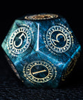 URWizards D&D Labradorite Engraved Dice Set Tarot - Urwizards