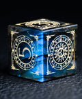URWizards D&D Labradorite Engraved Dice Set Tarot - Urwizards