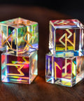 URWizards Engraved Prism Glass Rune dice D6 Viking - Urwizards