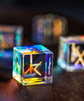 URWizards Engraved Prism Glass Rune dice D6 Viking - Urwizards
