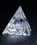 URWizards D&D Starry Liquid Heart Resin Engraved Dice Set Tarot - Urwizards