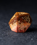 URWizards Dnd Indian Agate Engraved Dice Set Unicorn Style - Urwizards