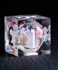 URWizards D&D Liquid Core Resin Engraved Dice Set Sakura - Urwizards