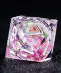 URWizards D&D Liquid Core Resin Engraved Dice Set Sakura - Urwizards
